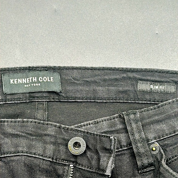 Kenneth Cole slim fit jeans. Size 34X30. Mens. Black. Like new condition!! - Picture 6 of 6